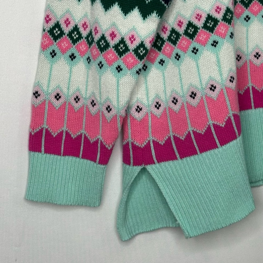Crown & Ivy Mock Neck Sweater Cotton Blend Preppy Grannie Core Sz 1X - Picture 6 of 9